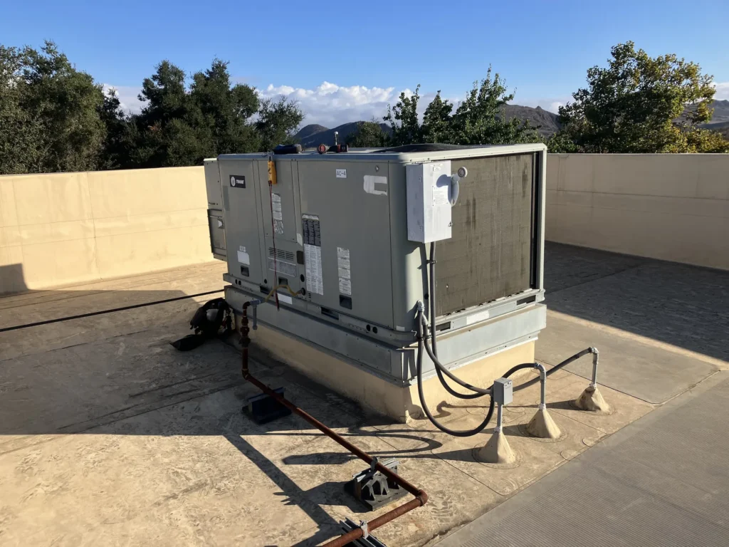 Commercial facility rooftop HVAC systems